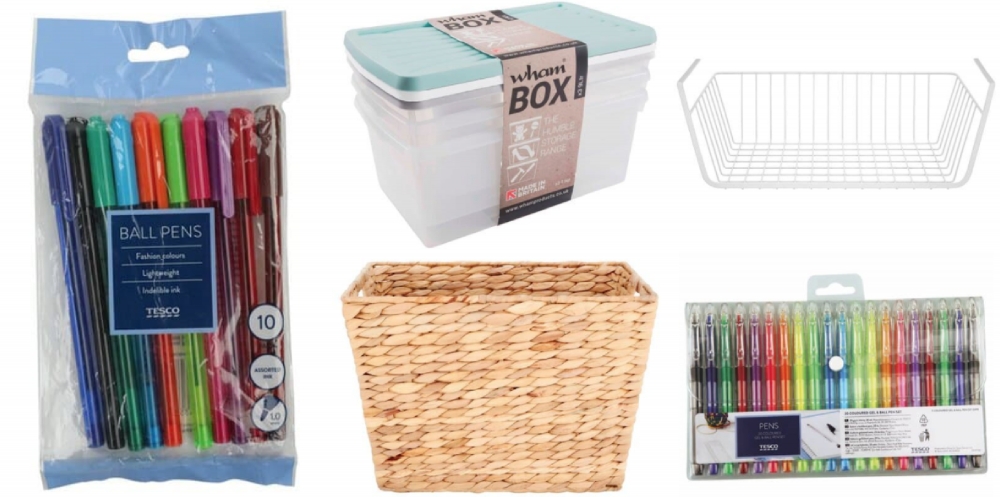 Value Storage & Stationery from Tesco