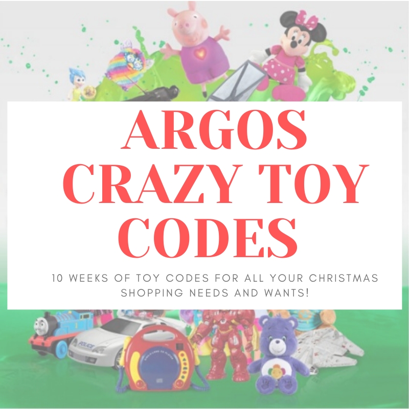 Crazy Toy Codes at Argos