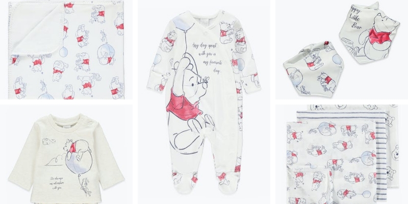 Winnie the Pooh range at Matalan