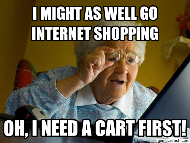 We may as well. Grandma finds the Internet. I May as well. Okay grandma Lets get you to Bed.