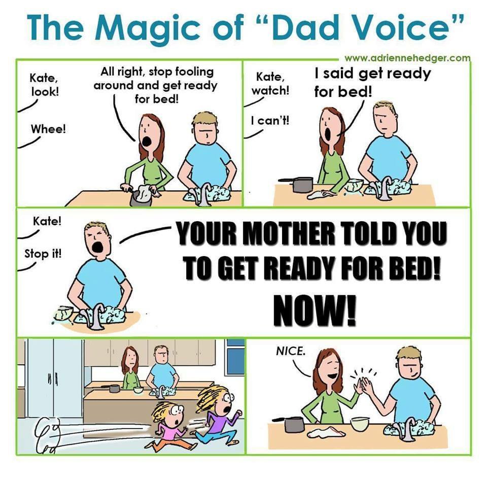 THE MAGIC OF DAD VOICE KATE, LOOK! WHEE! ALL RIGHT STOP FO ...