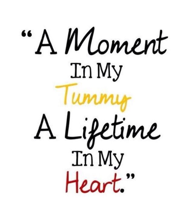 A MOMENT IN MY TUMMY A LIFETIME IN MY HEART. - ProudMummy.com the Web's